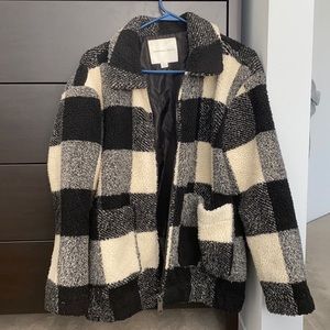 American eagle teddy coat, lightly worn